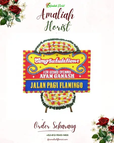 Sewa Papan Bunga Way Piring
